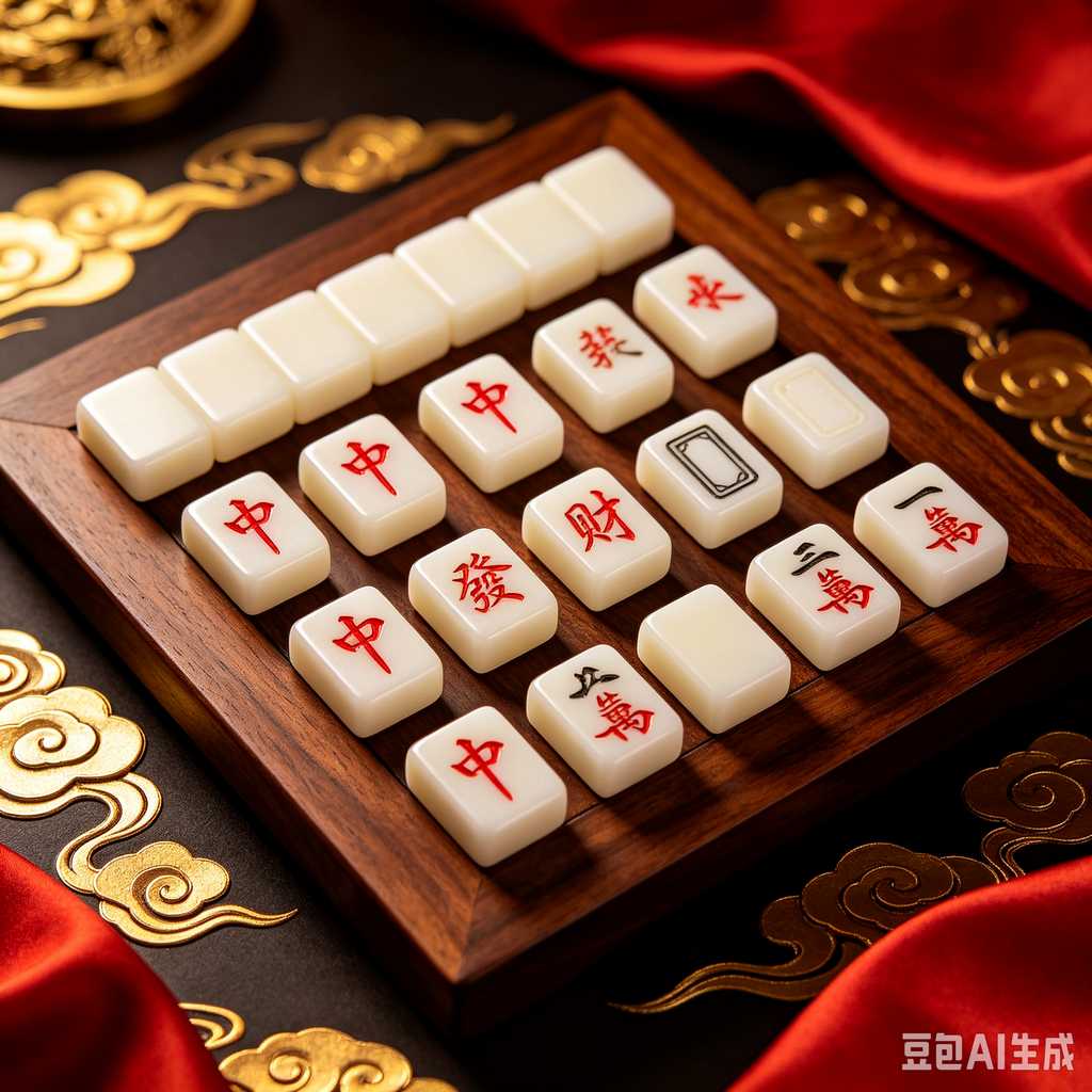 wear resistant print mahjong set